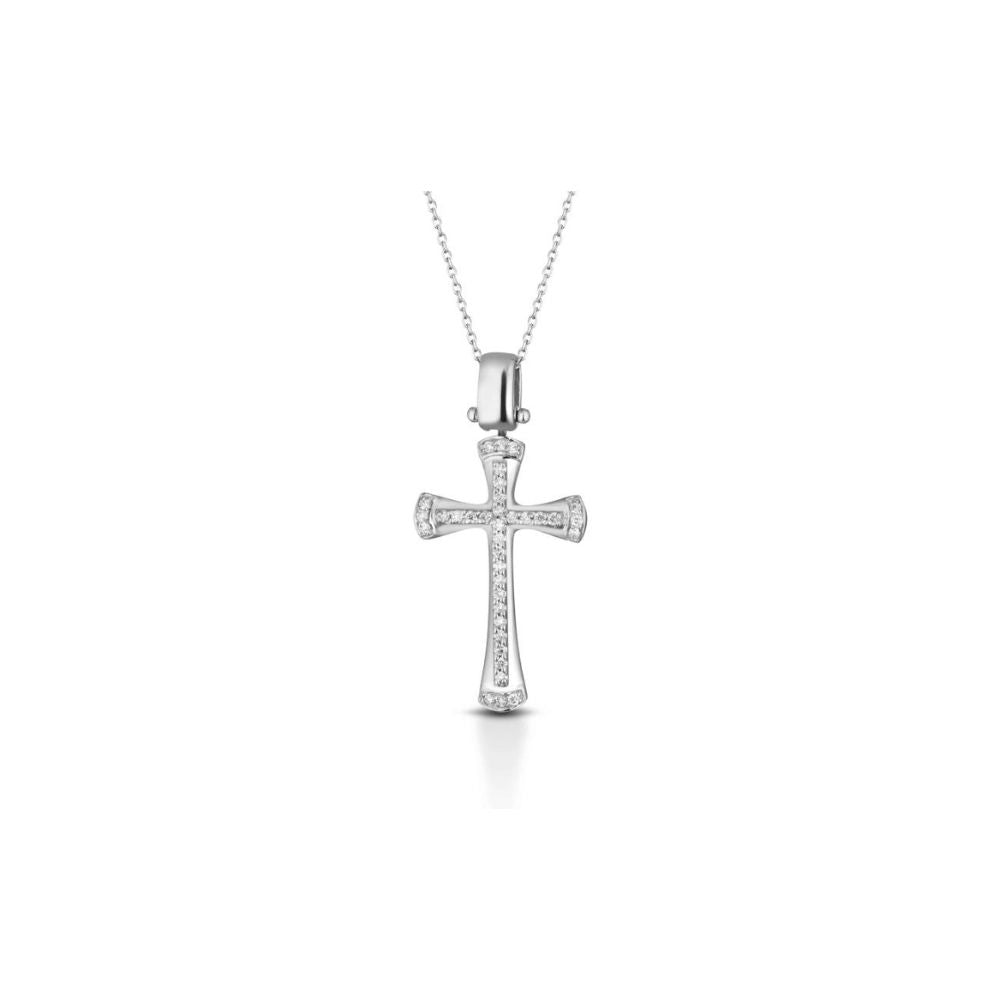 Collana in Oro Uomo Crusado Collezione Croci Con Diamanti-Kaidara Gioielli