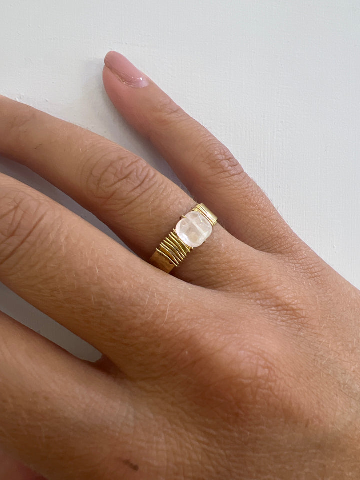 Anello in Argento Placcato Oro Donna Alisia Marianne Agatachiara-Kaidara Gioielli