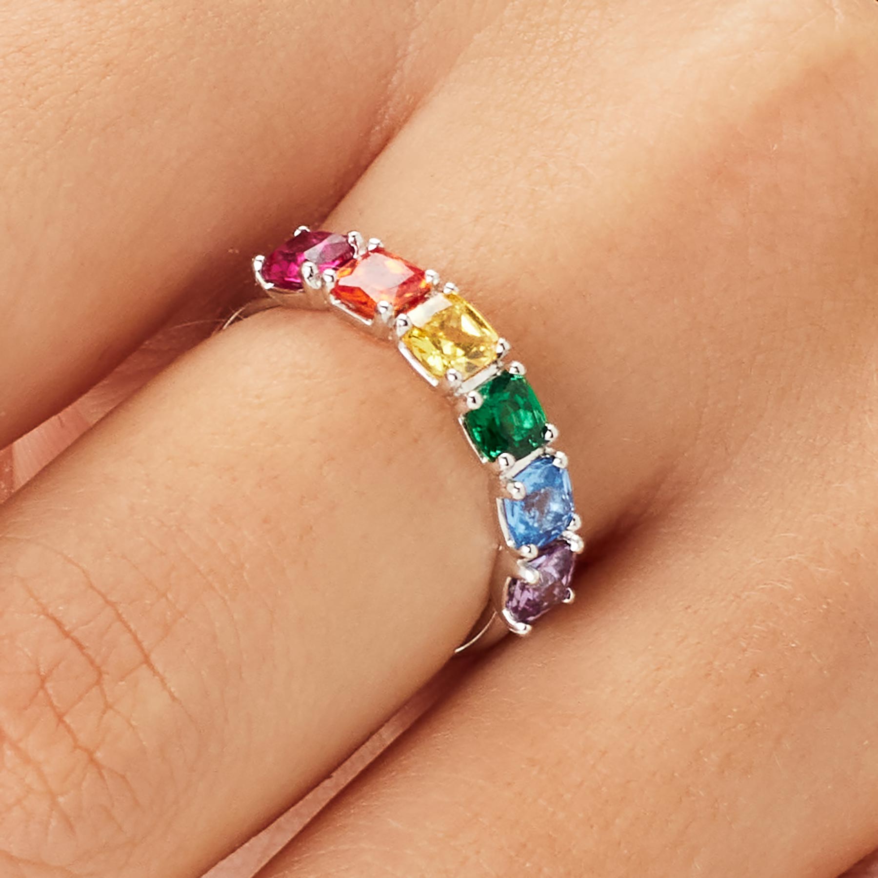 Anello in Argento Donna Brosway Fancy Joyful Rainbow-Kaidara Gioielli