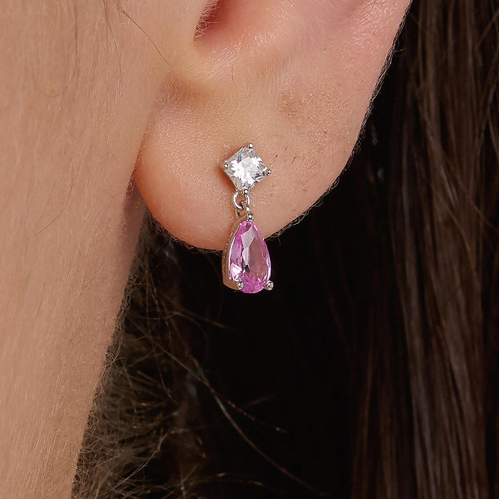 Orecchini in Argento Donna Brosway Fancy Vibrant Pink-Kaidara Gioielli
