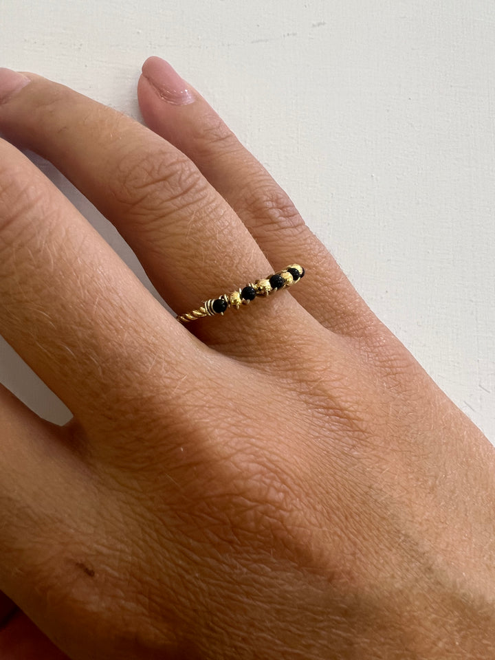 Anello in Argento Placcato Oro Donna Alisia Charonne-Kaidara Gioielli