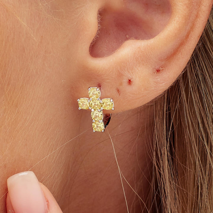 Mono Orecchino in Argento Donna Brosway Fancy Energy Yellow-Kaidara Gioielli
