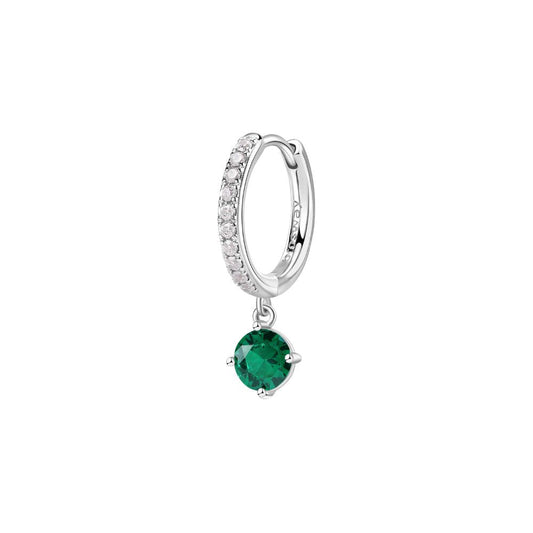 Mono Orecchino in Argento Donna Brosway Fancy Life Green-Kaidara Gioielli