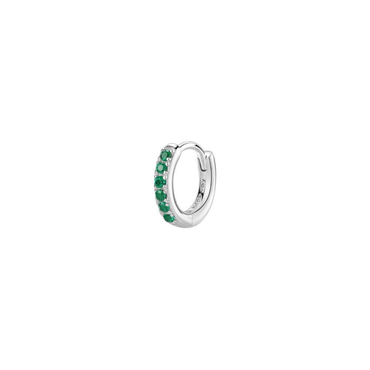 Mono Orecchino in Argento Donna Brosway Fancy Life Green-Kaidara Gioielli