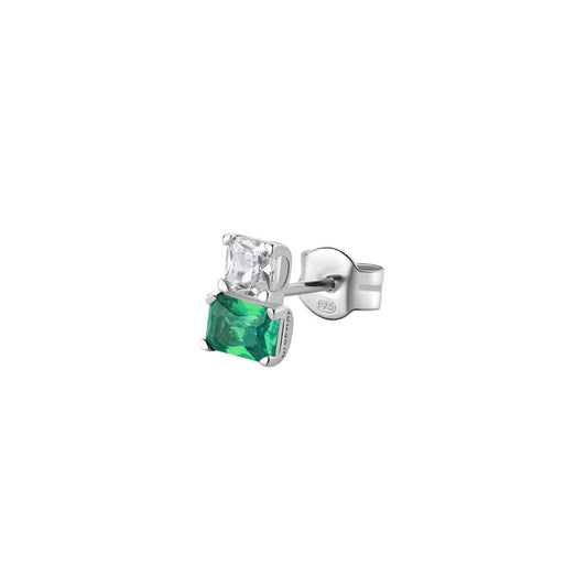 Mono Orecchino in Argento Donna Brosway Fancy Life Green-Kaidara Gioielli