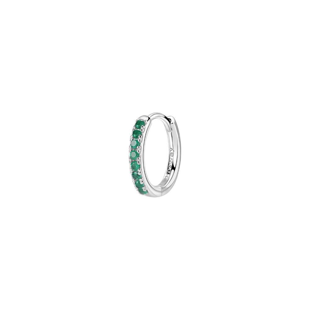 Mono Orecchino in Argento Donna Brosway Fancy Life Green-Kaidara Gioielli