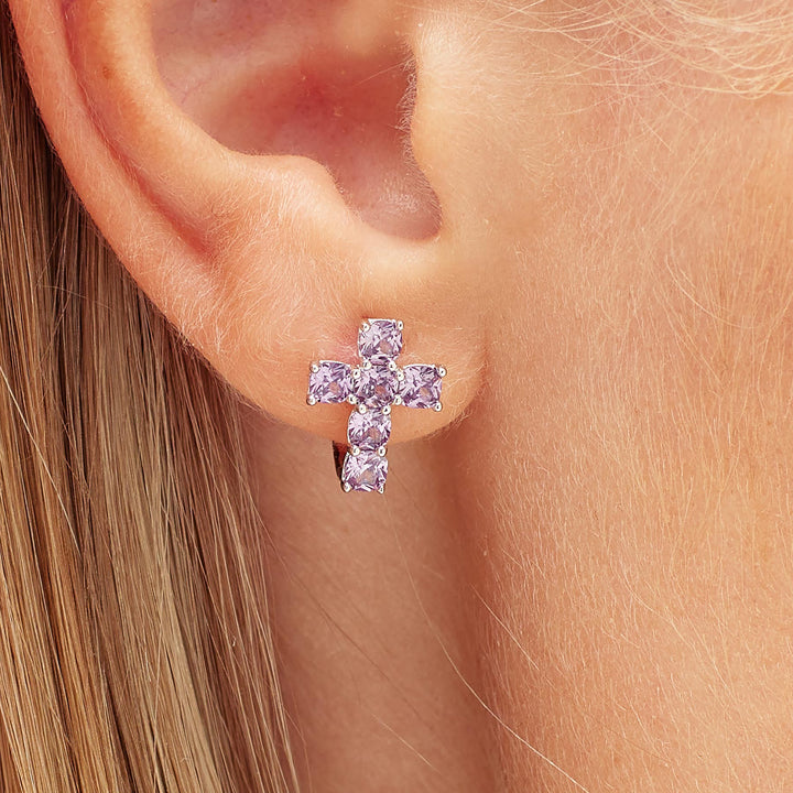 Mono Orecchino in Argento Donna Brosway Fancy Magic Purple-Kaidara Gioielli