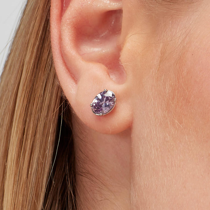 Mono Orecchino in Argento Donna Brosway Fancy Magic Purple-Kaidara Gioielli