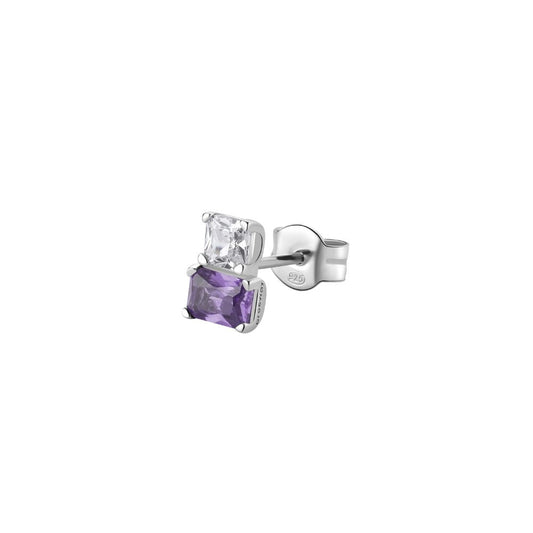 Mono Orecchino in Argento Donna Brosway Fancy Magic Purple-Kaidara Gioielli