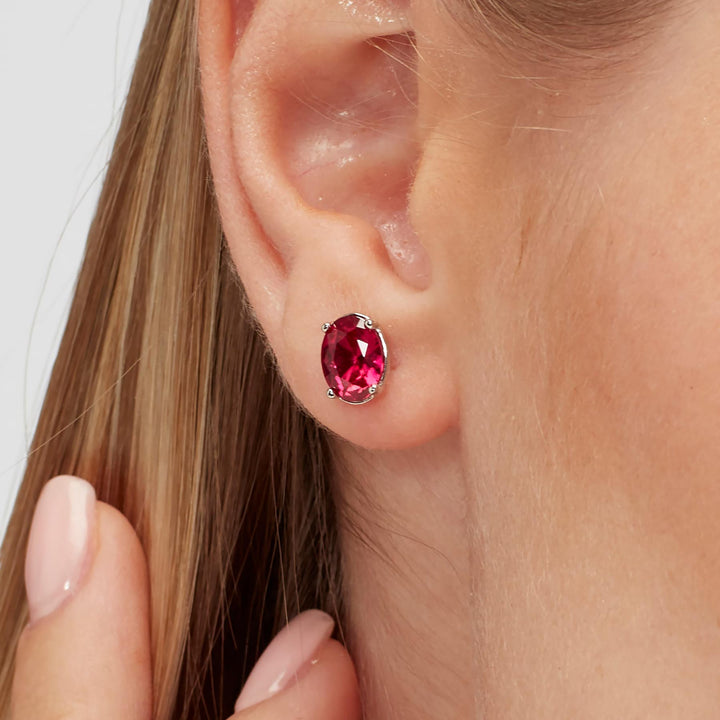 Mono Orecchino in Argento Donna Brosway Fancy Passion Ruby-Kaidara Gioielli