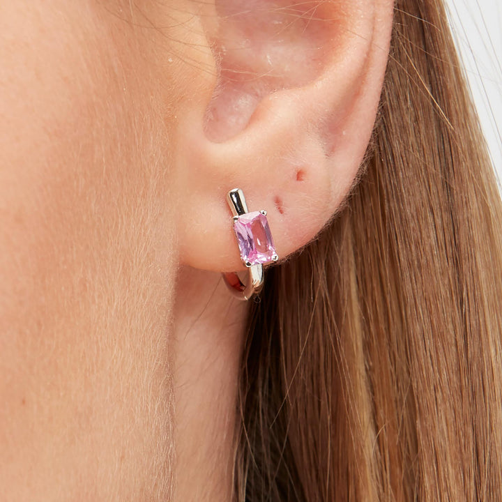 Mono Orecchino in Argento Donna Brosway Fancy Vibrant Pink-Kaidara Gioielli