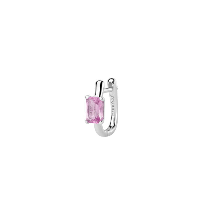 Mono Orecchino in Argento Donna Brosway Fancy Vibrant Pink-Kaidara Gioielli