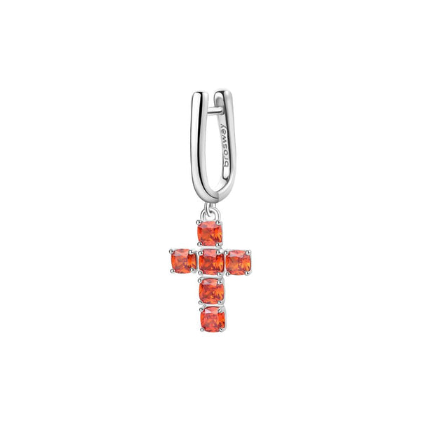 Mono Orecchino in Argento Donna Brosway Fancy Vitamin Orange-Kaidara Gioielli