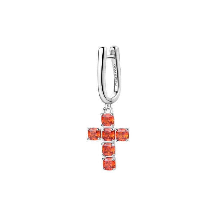 Mono Orecchino in Argento Donna Brosway Fancy Vitamin Orange-Kaidara Gioielli