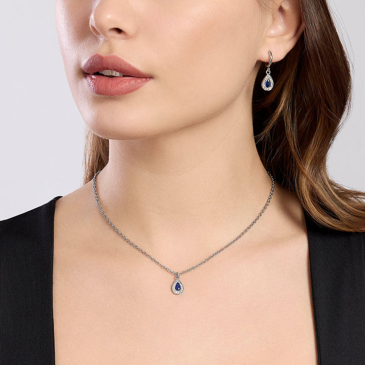Orecchini in Acciaio Donna 2Jewels Zaffiro-Kaidara Gioielli