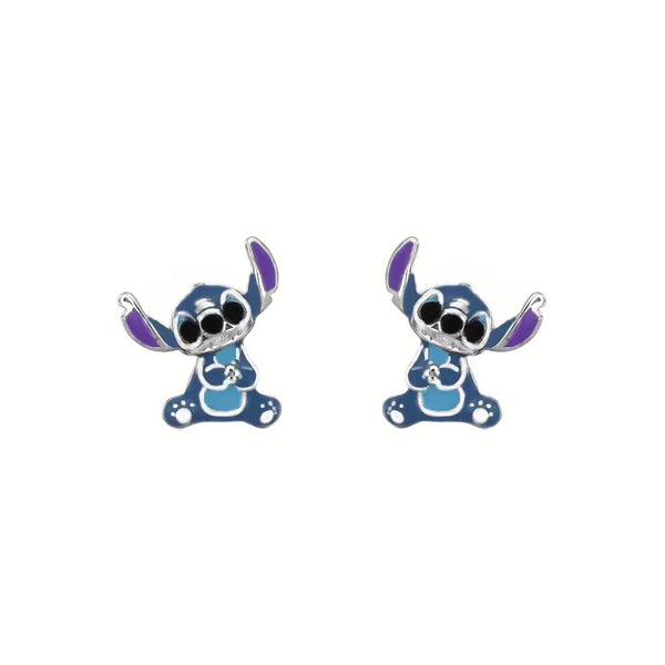 Orecchini in Argento Bimba Disney Stitch-Kaidara Gioielli