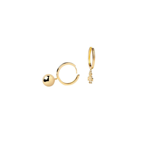 Orecchini Donna in Argento Pdpaola Collezione Space Age-Kaidara Gioielli