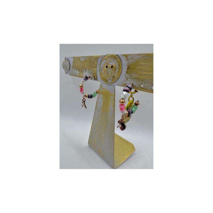 Orecchini in Argento Donna Sacramore Firenze Autumn Drops con Cuore Smaltato Bordeaux-Kaidara Gioielli