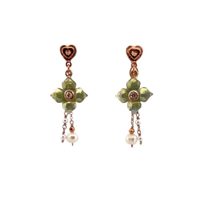 Orecchini in Argento Donna Sacramore Firenze Flora Pearls-Kaidara Gioielli