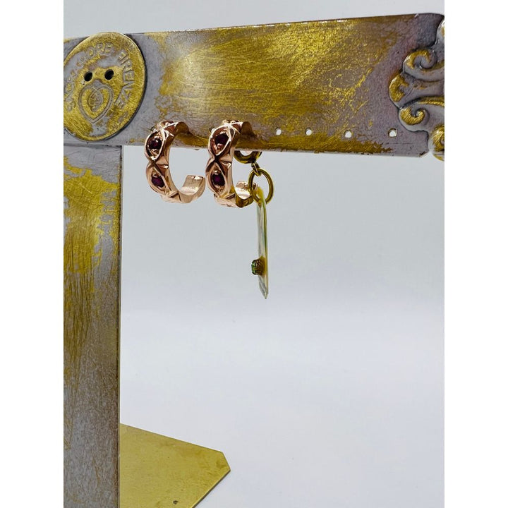 Orecchini in Argento Donna Sacramore Firenze Sakura Ruby-Kaidara Gioielli