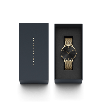 Orologio Donna Daniel Wellington Classic Mesh Onyx-Kaidara Gioielli