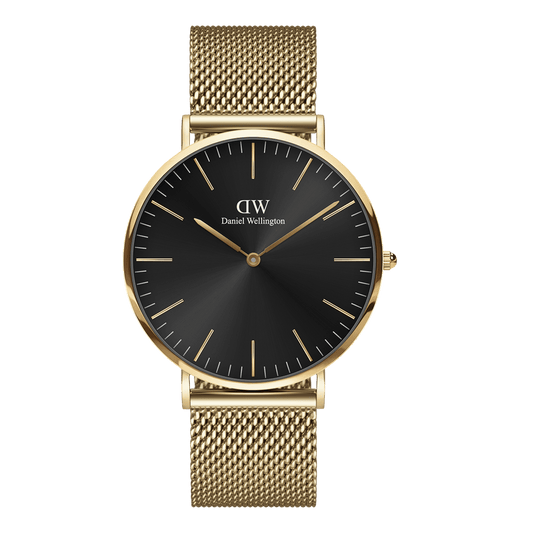 Orologio in Acciaio Donna Daniel Wellington Classic Mesh Onyx-Kaidara Gioielli