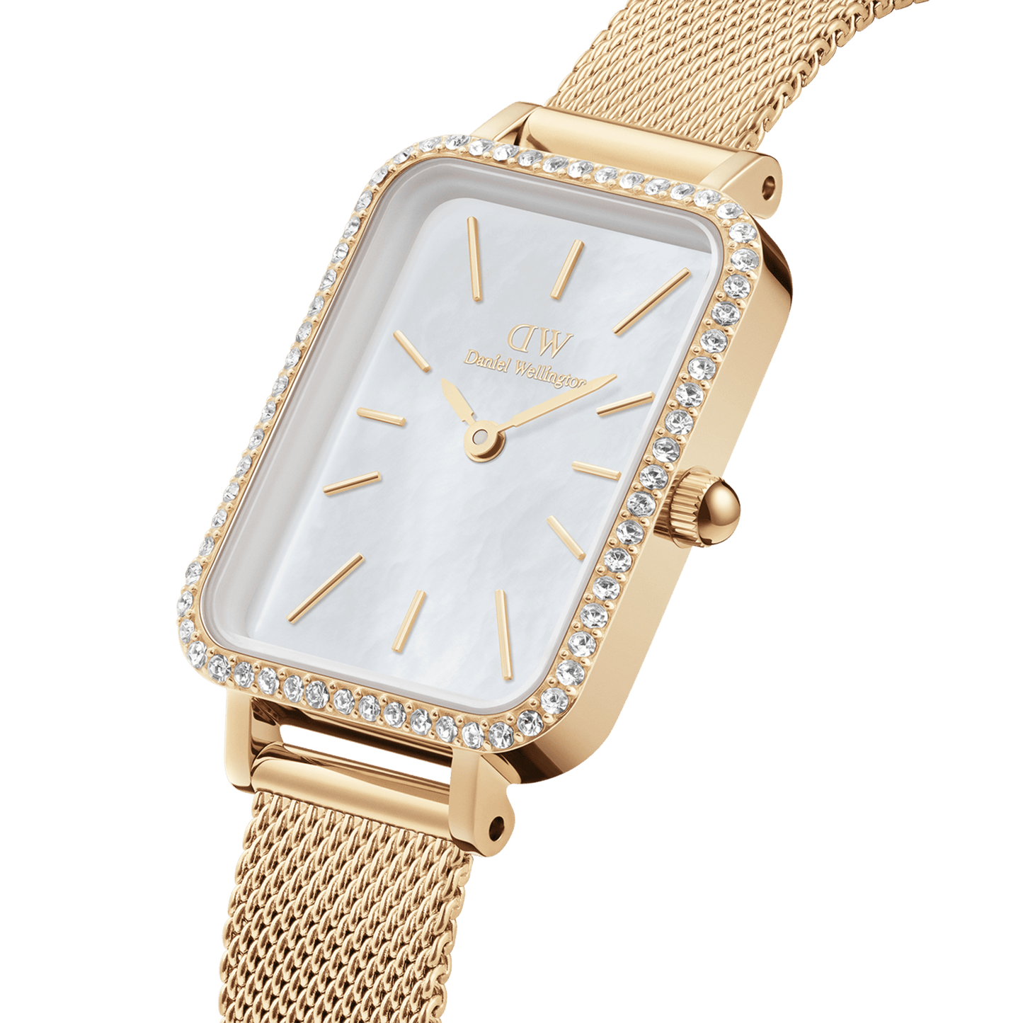 Orologio Donna Daniel Wellington Quadro Lumine Bezel Evergold-Kaidara Gioielli