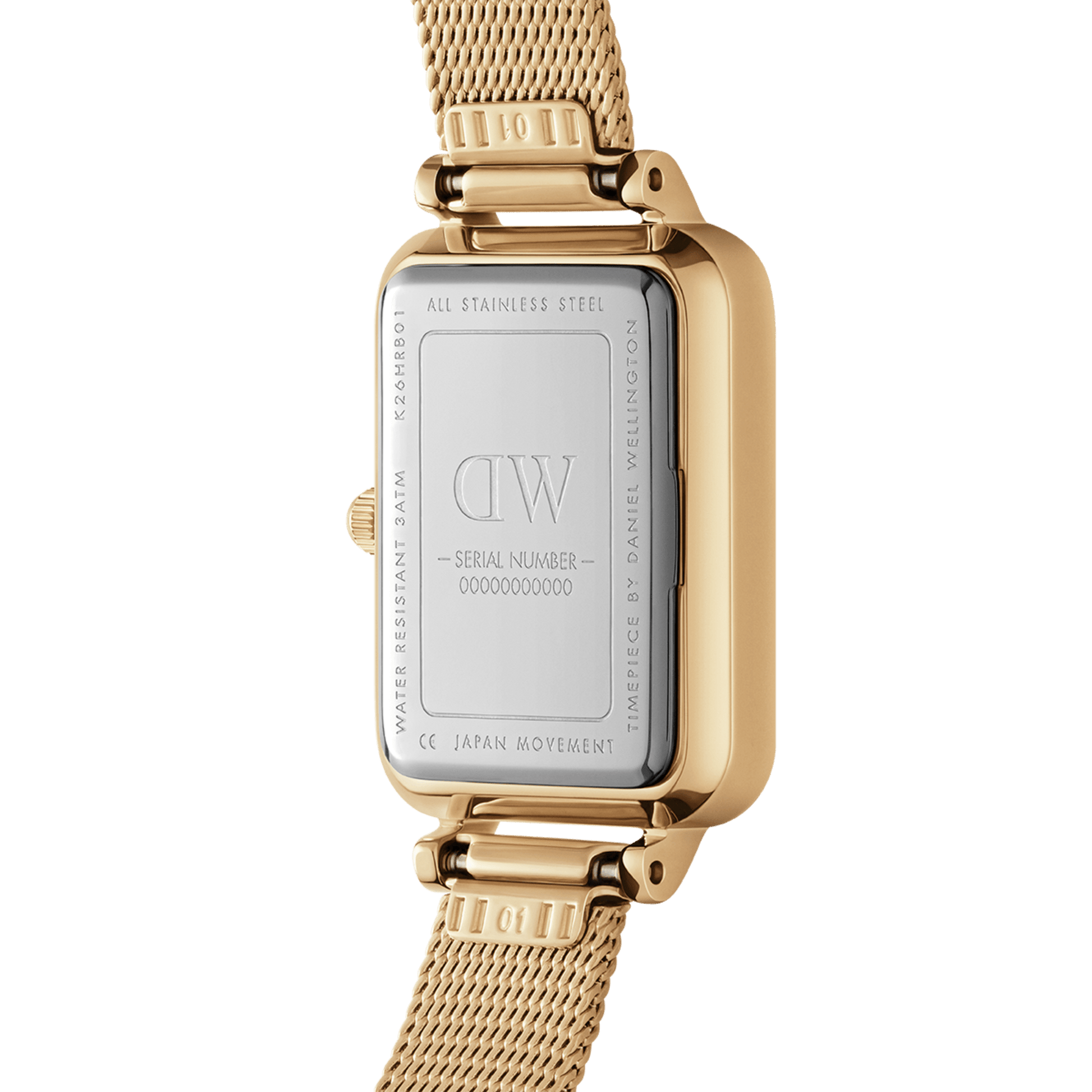 Orologio Donna Daniel Wellington Quadro Lumine Bezel Evergold-Kaidara Gioielli