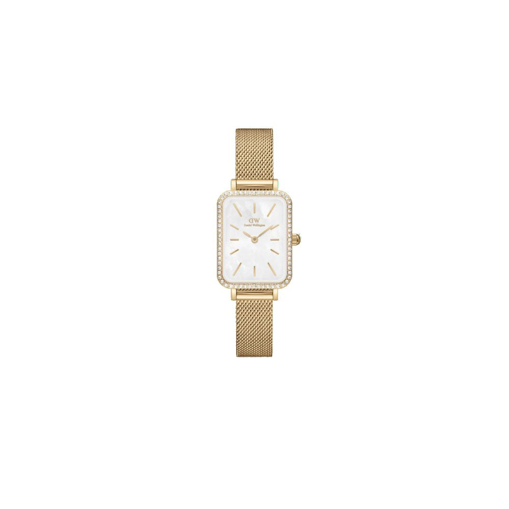 Orologio Donna Daniel Wellington Quadro Lumine Bezel Evergold-Kaidara Gioielli