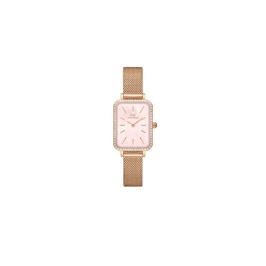 Orologio Donna Daniel Wellington Quadro Lumine Bezel Melrose Pink-Kaidara Gioielli