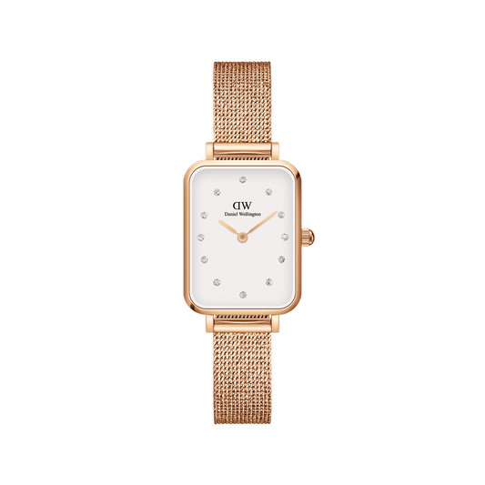 Orologio in Acciaio Donna Daniel Wellington Quadro Lumine Pressed Melrose-Kaidara Gioielli