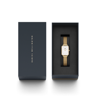 Orologio Donna Daniel Wellington Quadro Pressed Evergold-Kaidara Gioielli