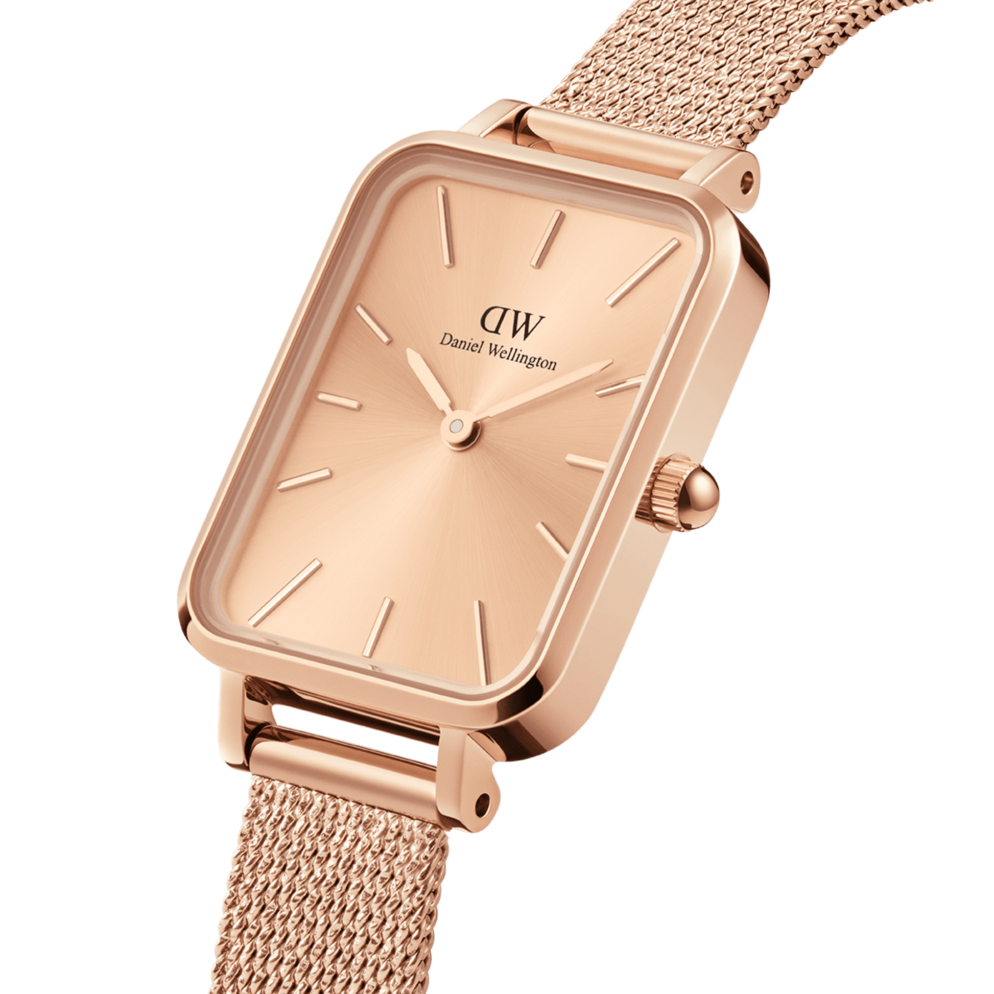 Orologio in Acciaio Donna Daniel Wellington Quadro Pressed Unitone-Kaidara Gioielli