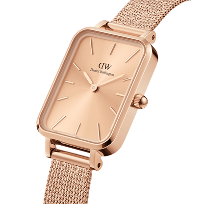 Orologio in Acciaio Donna Daniel Wellington Quadro Pressed Unitone-Kaidara Gioielli