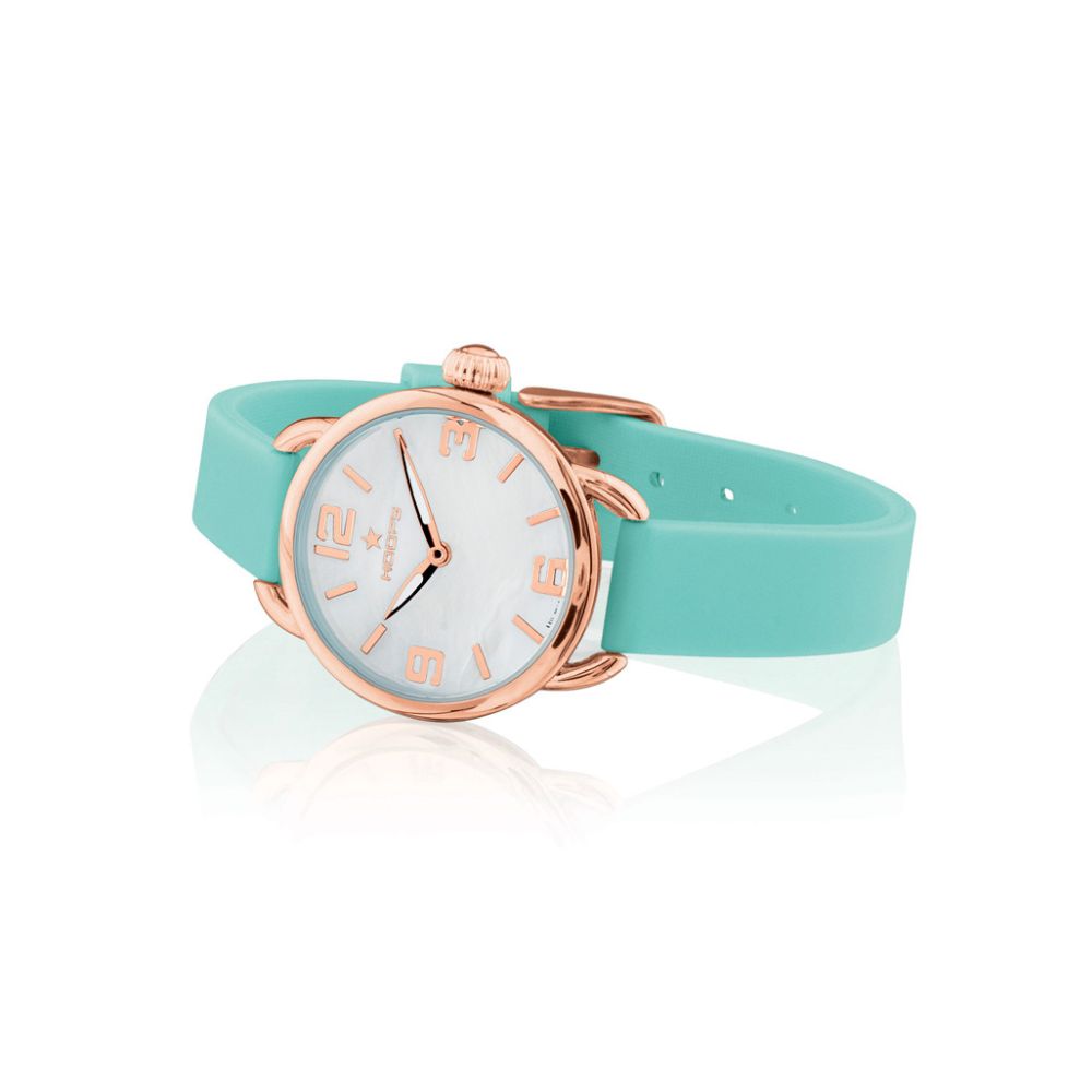 Orologio Donna Hoops Candy Rose Gold Water Green-Kaidara Gioielli