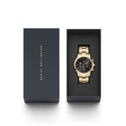 Orologio Uomo Daniel Wellington Iconic Chronograph Link Onyx G-Kaidara Gioielli