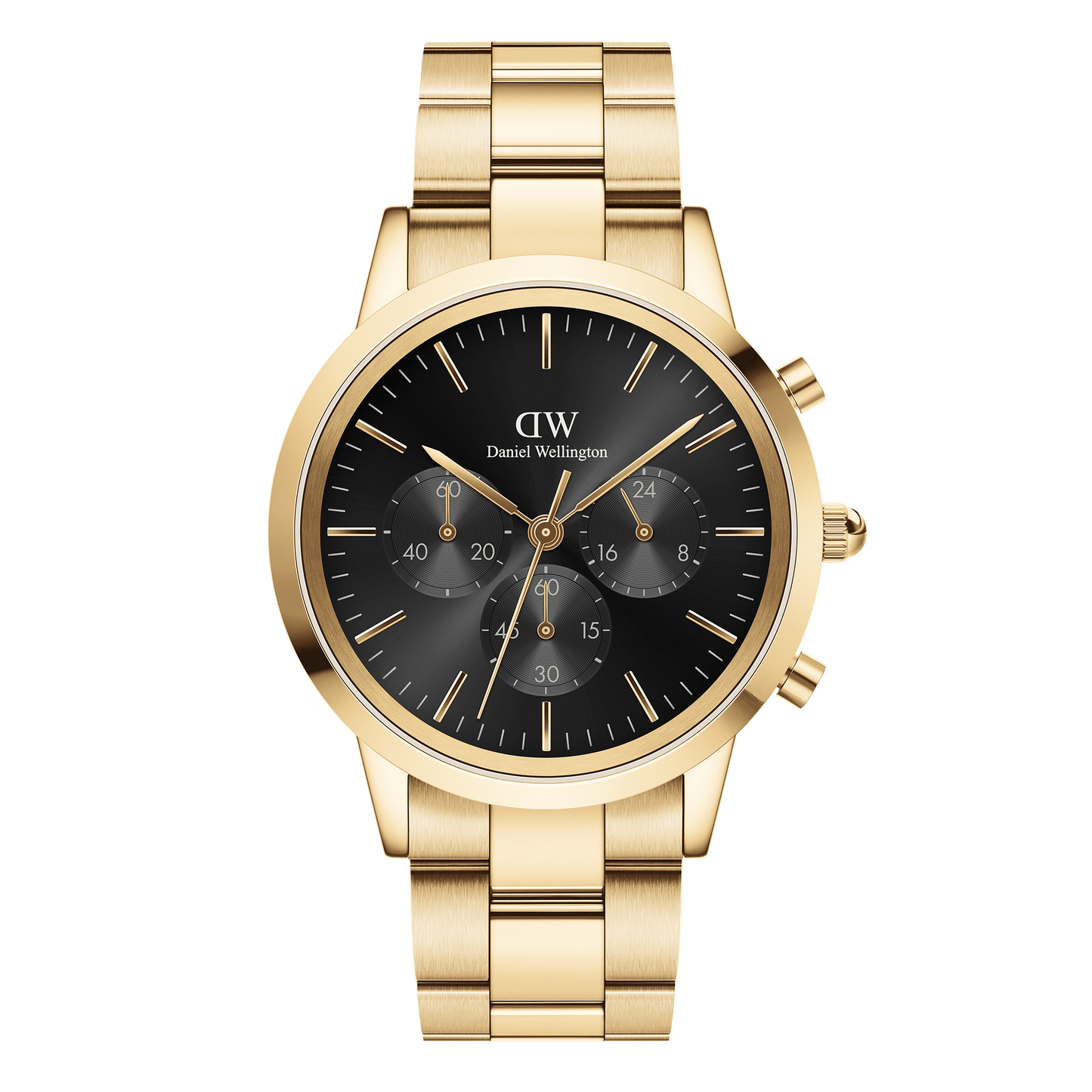 Orologio Uomo Daniel Wellington Iconic Chronograph Link Onyx G-Kaidara Gioielli