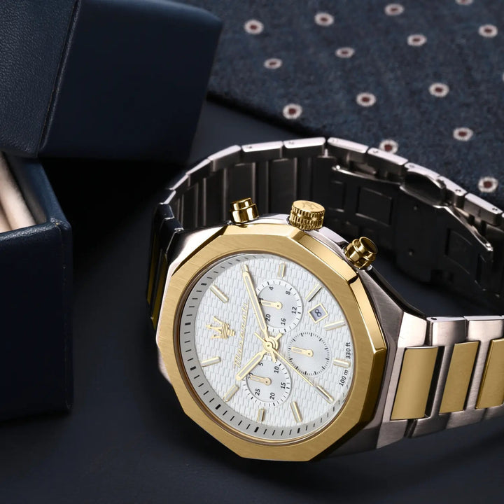 Orologio in Acciaio Uomo Maserati Stile-Kaidara Gioielli