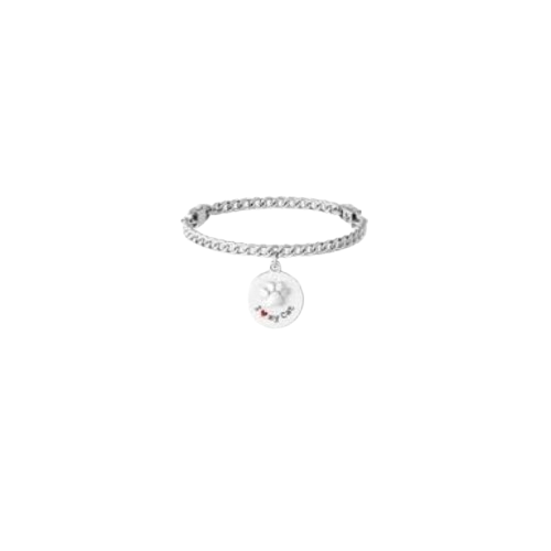 Bracciale in Acciaio Donna Kidult Gatto Compagnia-Kaidara Gioielli