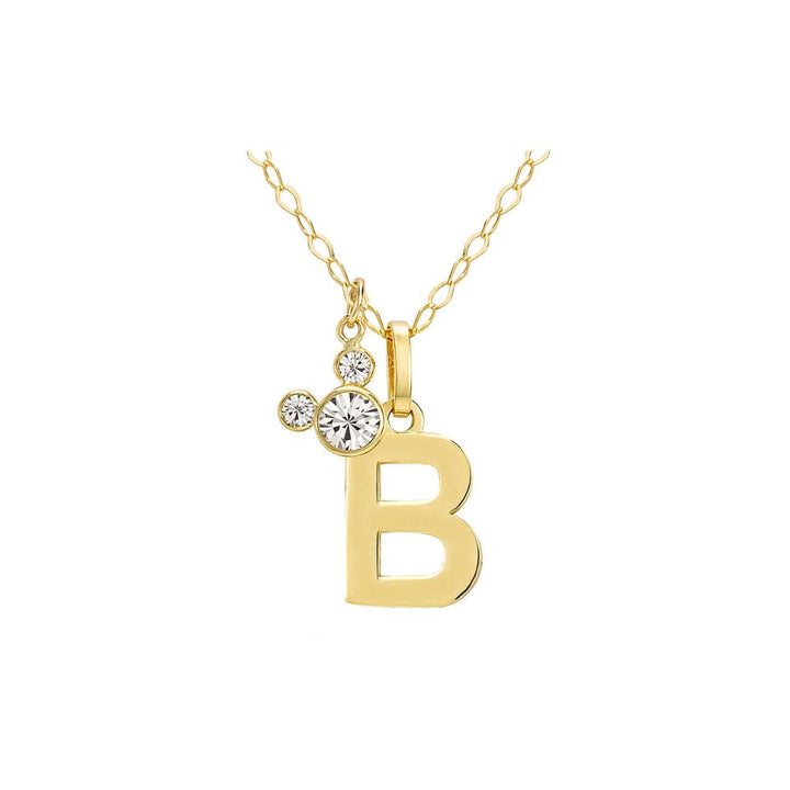 Collana in Oro 9kt Bimba Disney Mickey Lettere-Kaidara Gioielli