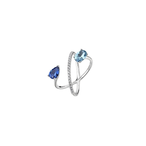 Anello in Argento Donna Brosway Fancy Freedom Blue-Kaidara Gioielli