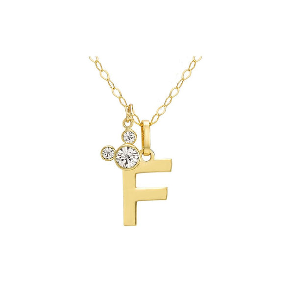 Collana in Oro 9kt Bimba Disney Mickey Lettere-Kaidara Gioielli