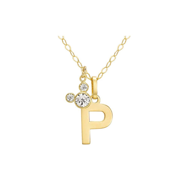 Collana in Oro 9kt Bimba Disney Mickey Lettere-Kaidara Gioielli