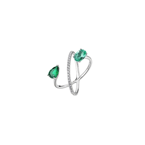 Anello in Argento Donna Brosway Fancy Life Green-Kaidara Gioielli