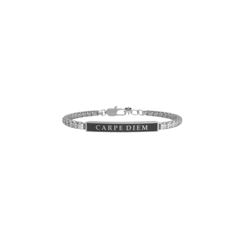 Bracciale in Acciaio Uomo Kidult Carpe Diem-Kaidara Gioielli