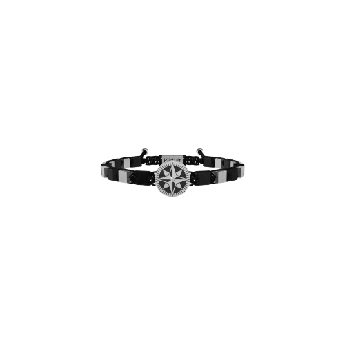 Bracciale in Acciaio Uomo Kidult Rosa dei Venti-Kaidara Gioielli