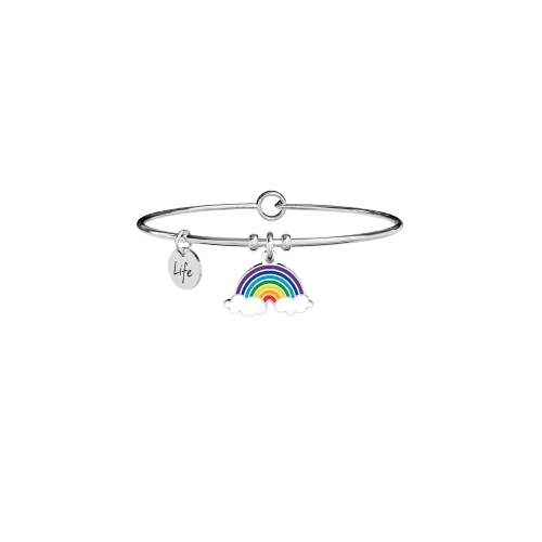 Bracciale in Acciaio Donna Kidult Arcobaleno Speranza-Kaidara Gioielli