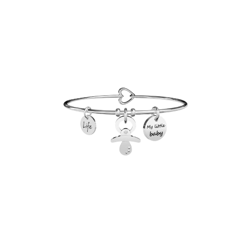 Bracciale in Acciaio Donna Kidult Ciuccio My Little Baby-Kaidara Gioielli