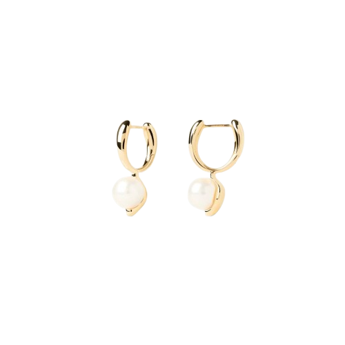Orecchini in Argento Placcato Oro PdPaola La Perla-Kaidara Gioielli