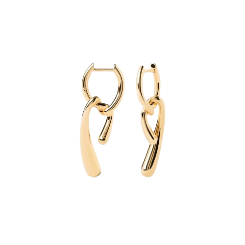 Orecchini in Argento Placcato Oro Donna Pdpaola Twist-Kaidara Gioielli